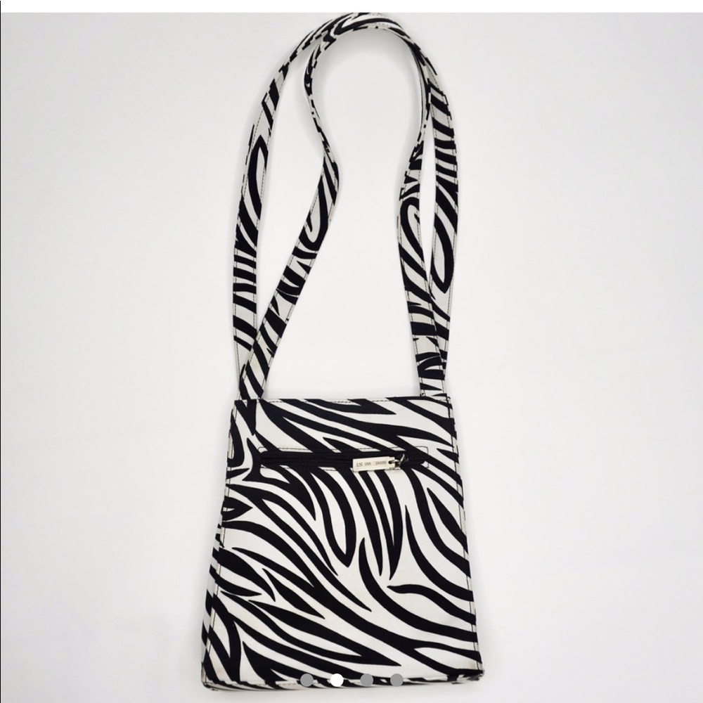 vintage nine west zebra print purse